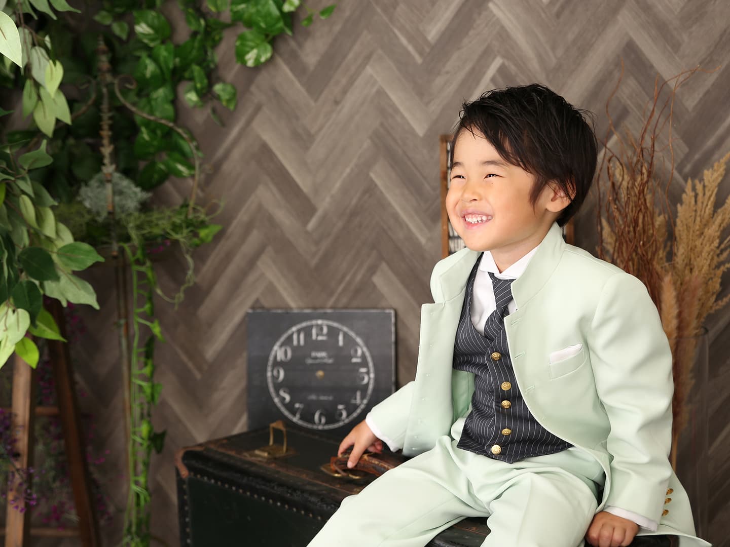 七五三・5歳男の子・タキシード