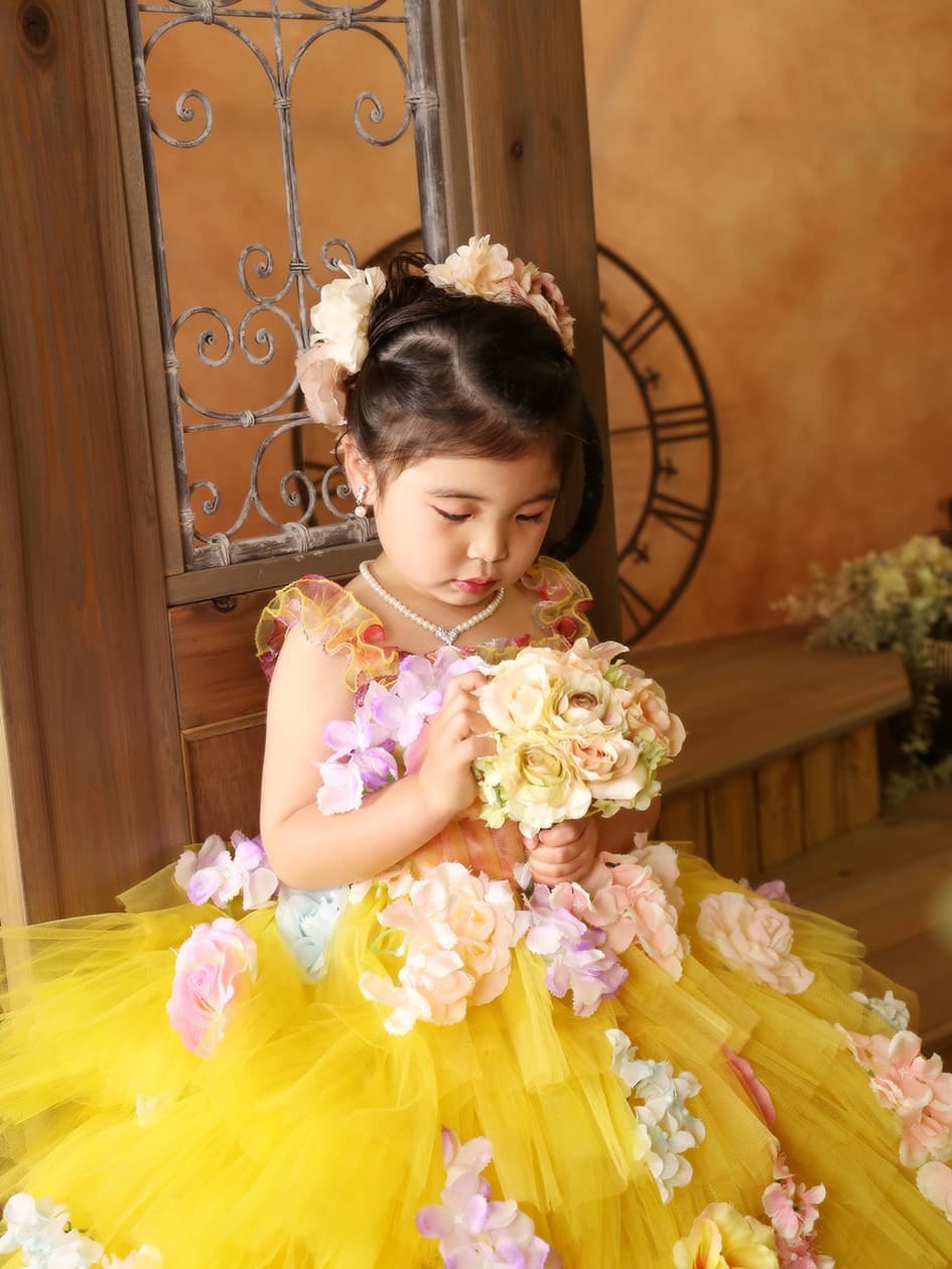 七五三・3歳女の子・ドレス・洋装