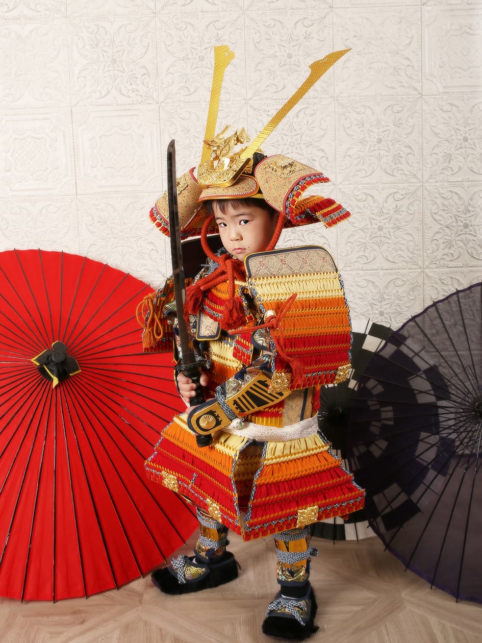 七五三・5歳男の子・鎧兜