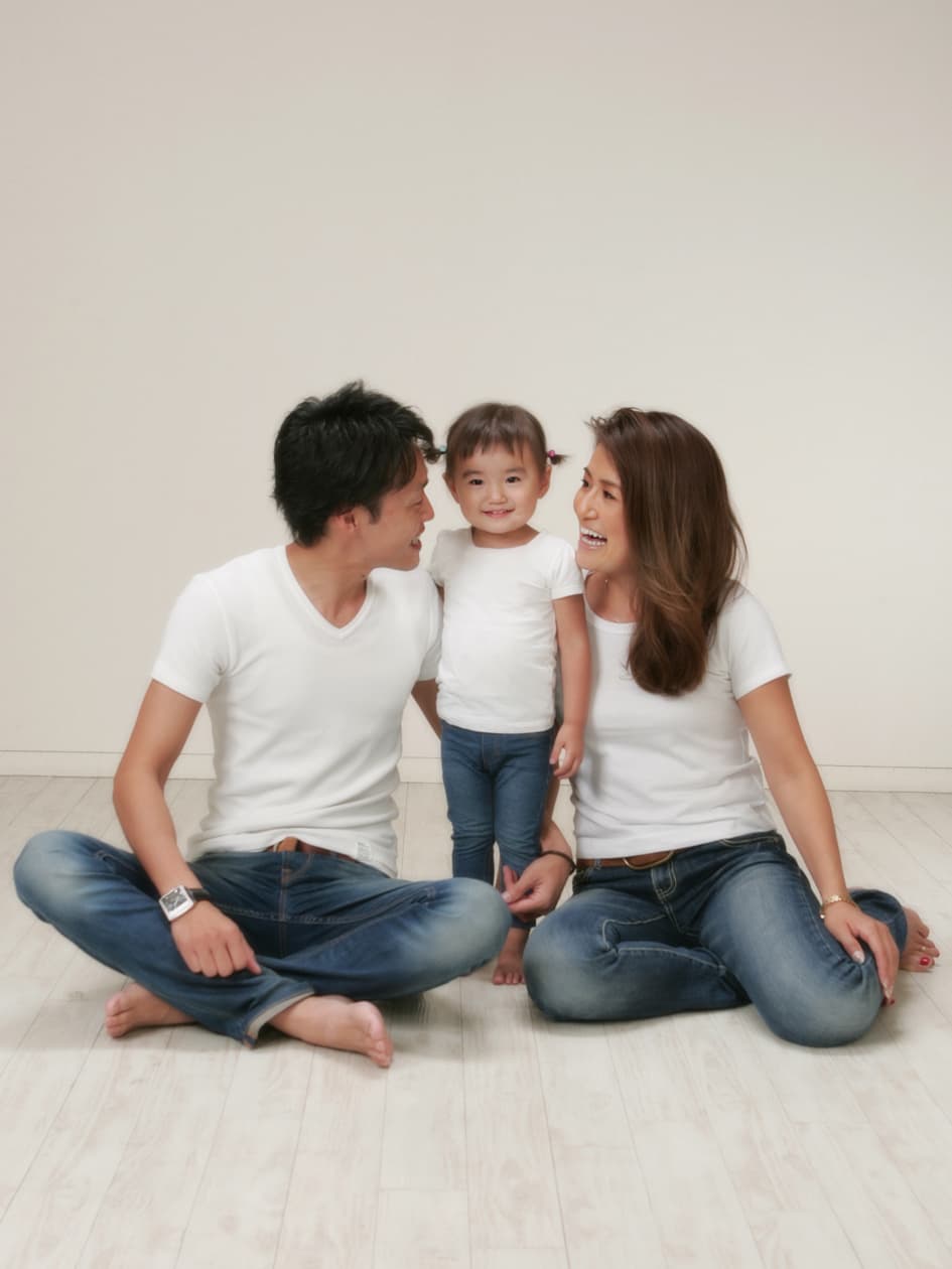 家族写真・カジュアル