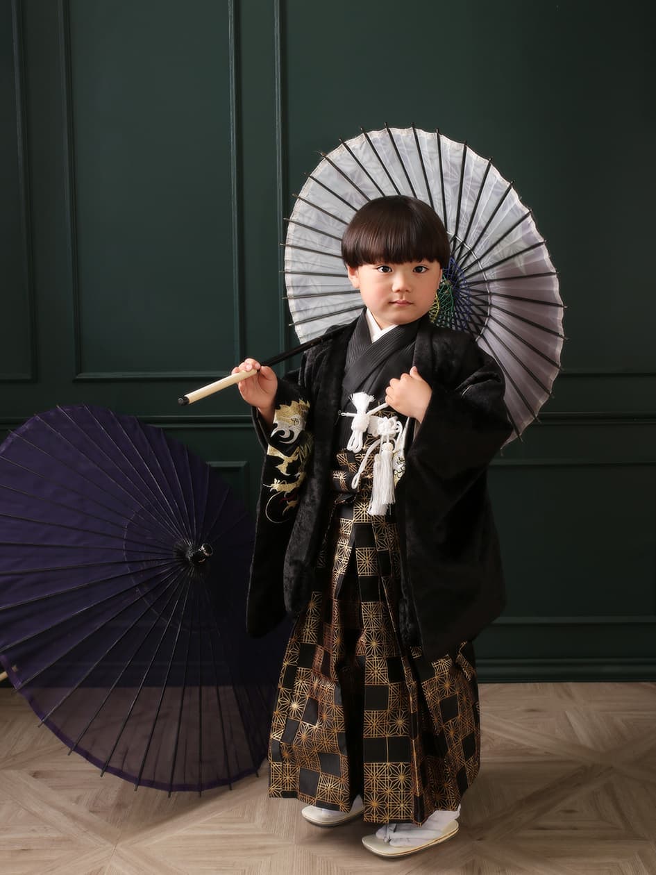 七五三・5歳男の子・和装