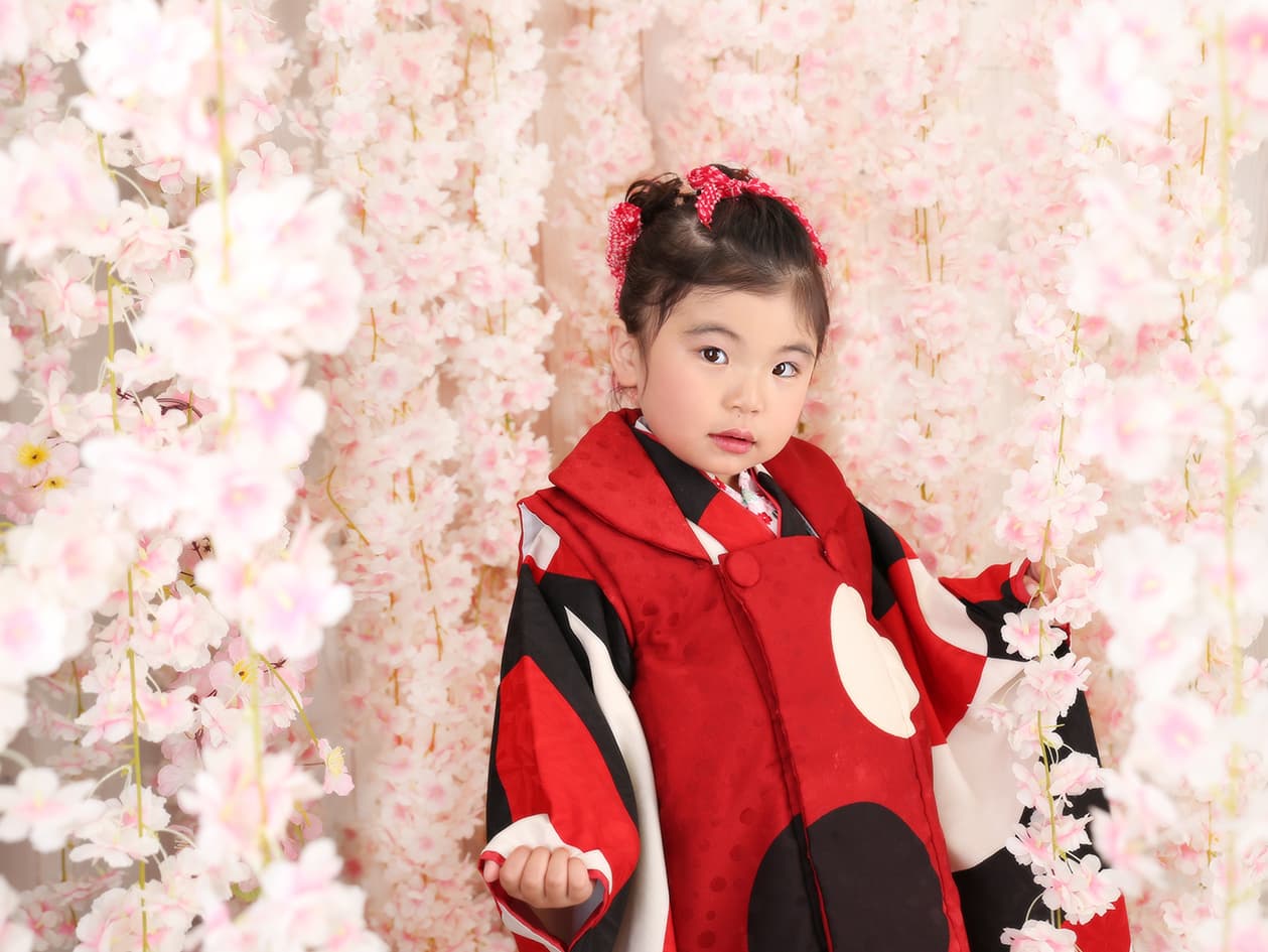 七五三・3歳女の子・被布