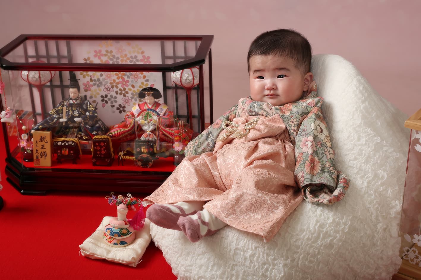 女の子・初節句・袴・ひな祭り