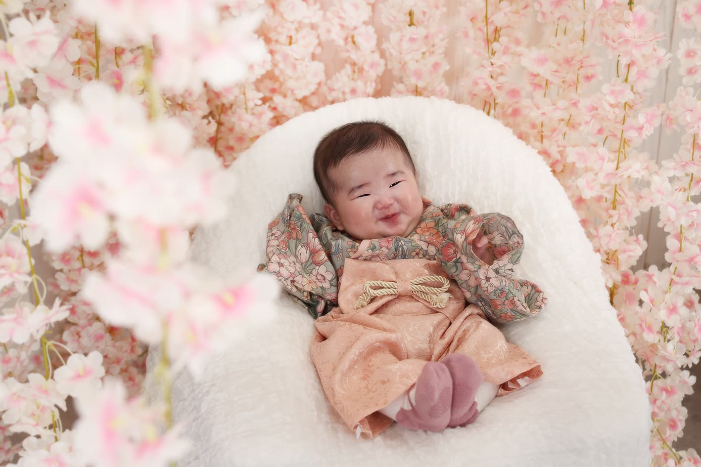 初節句・女の子・ひな祭り・桜・季節限定