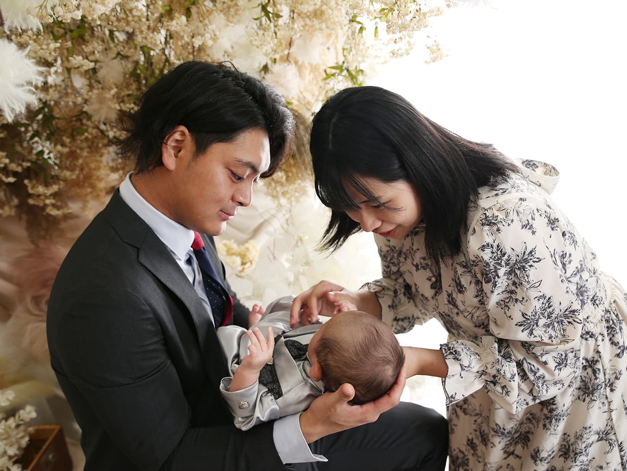 お宮参り・家族写真