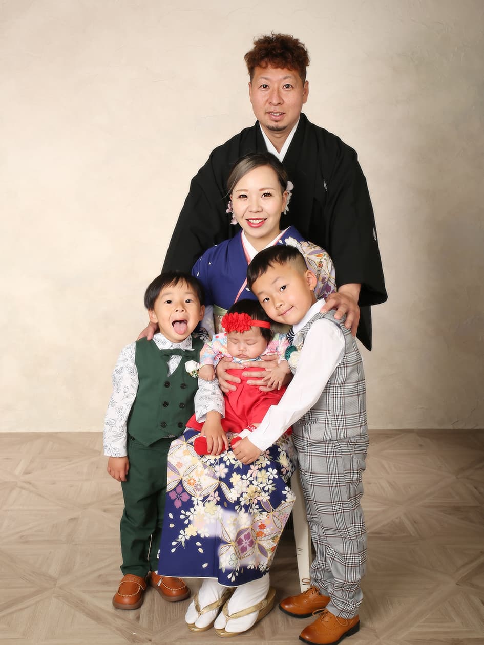 お宮参り・家族写真