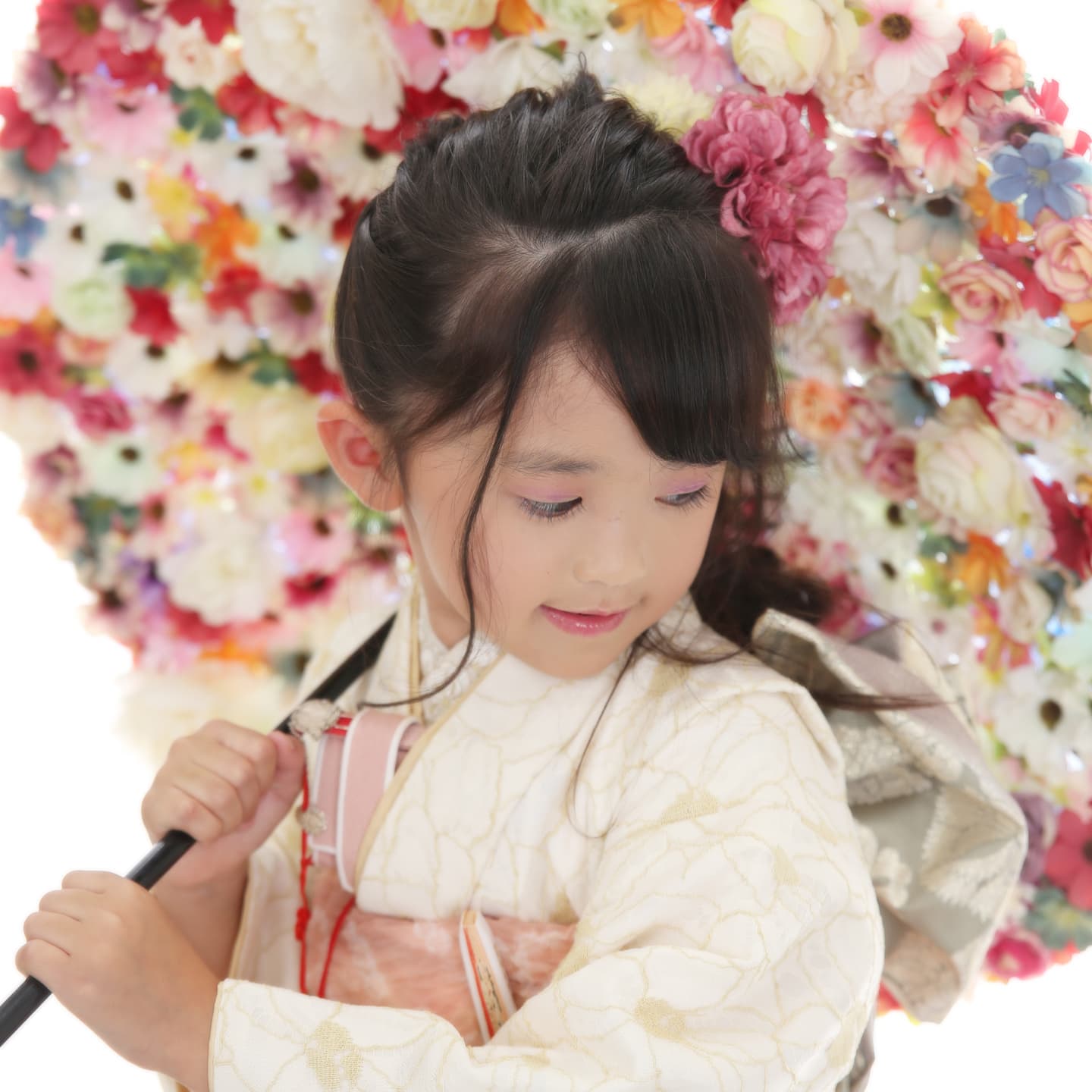 ７歳女の子七五三和装写真