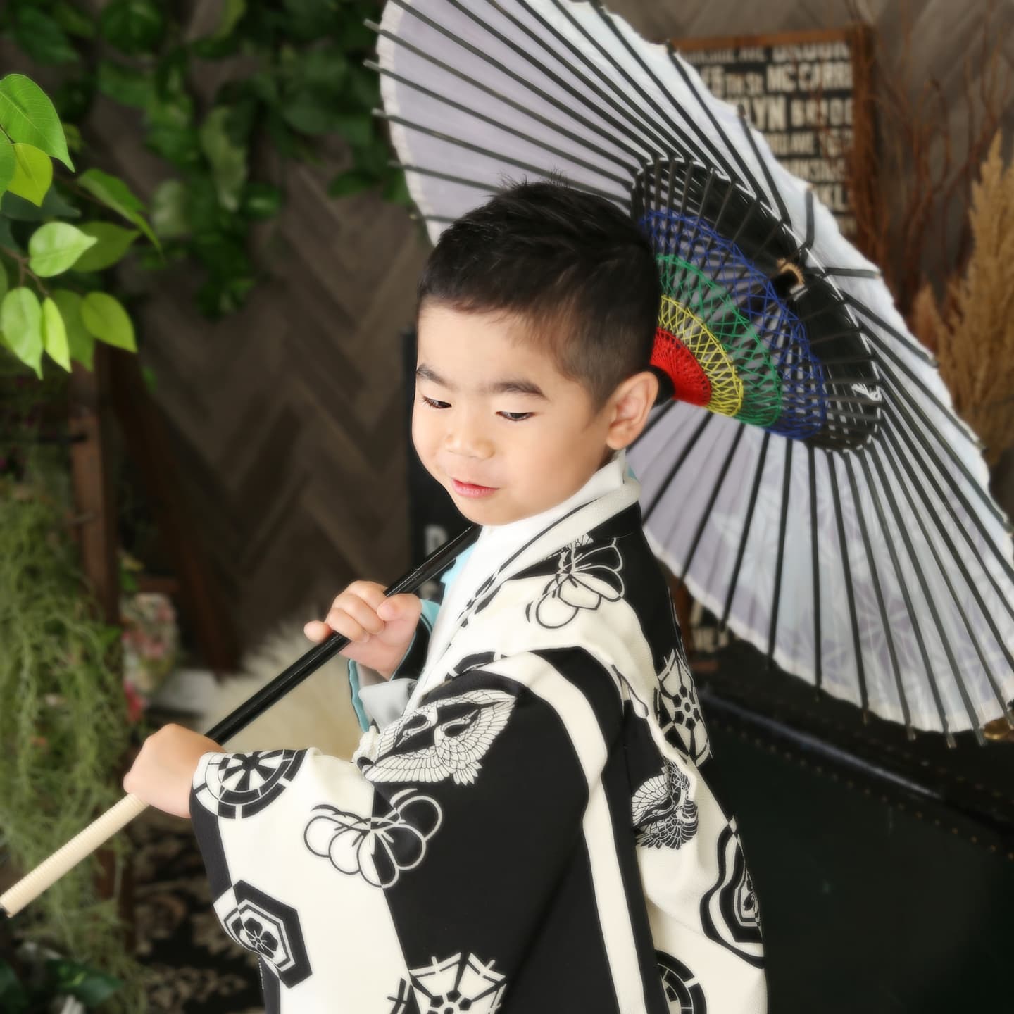 ５歳男の子七五三・和装写真