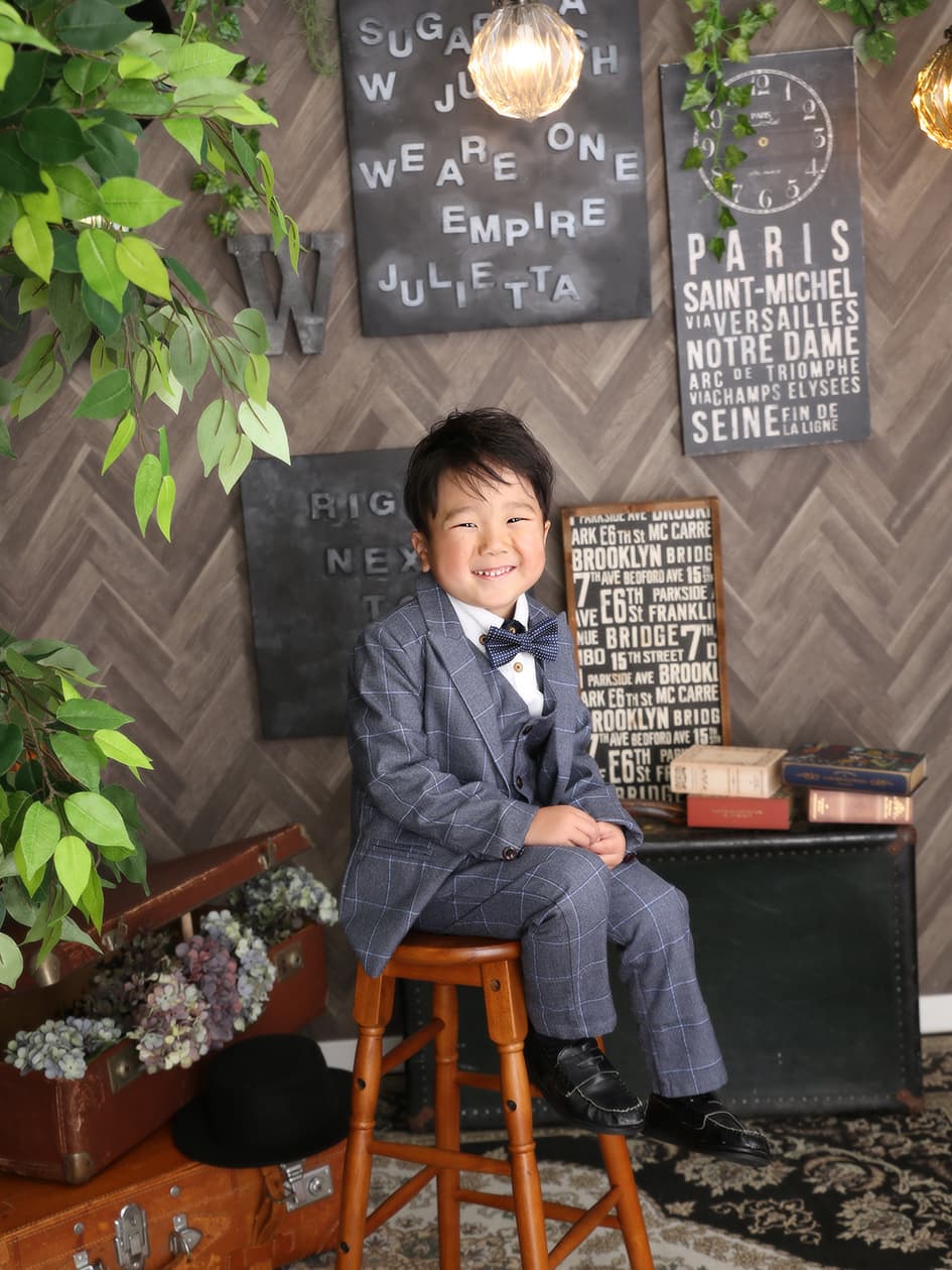 七五三・5歳男の子・タキシード