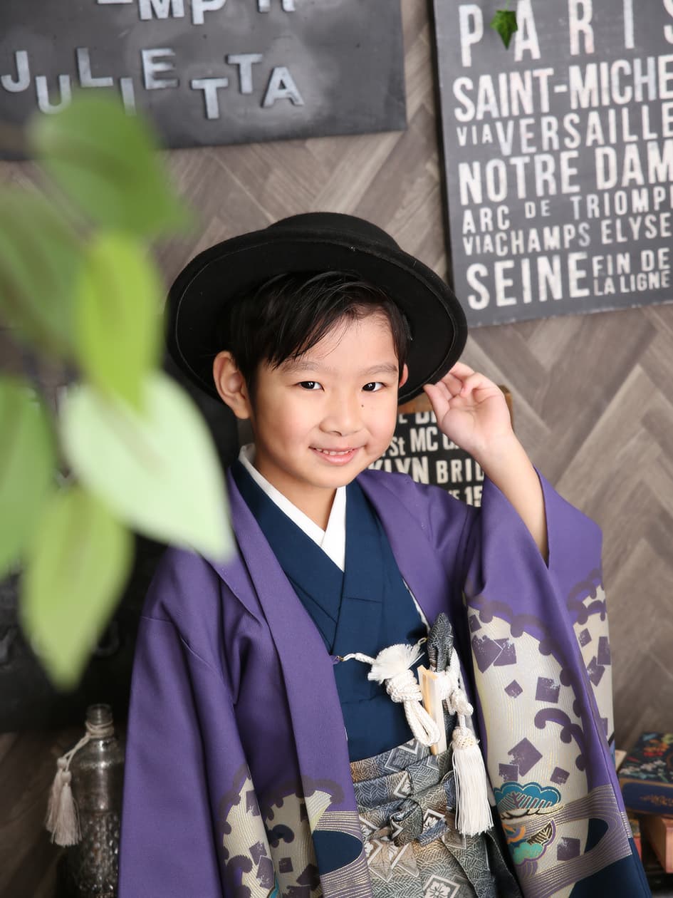 七五三・5歳男の子・羽織袴・和装