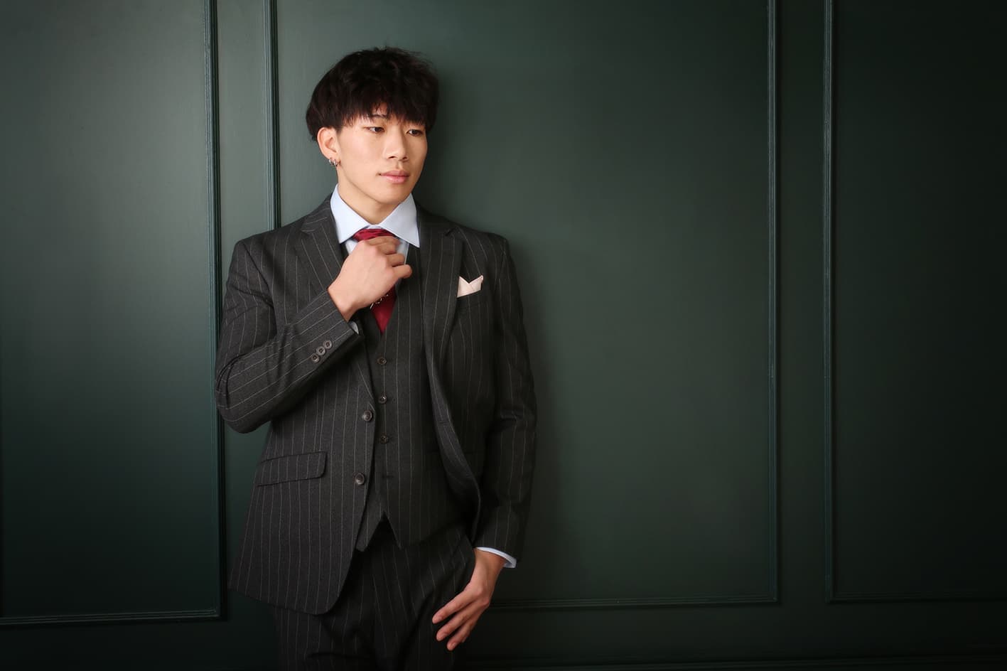 成人式・男性・スーツ